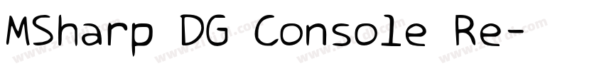 MSharp DG Console Re字体转换